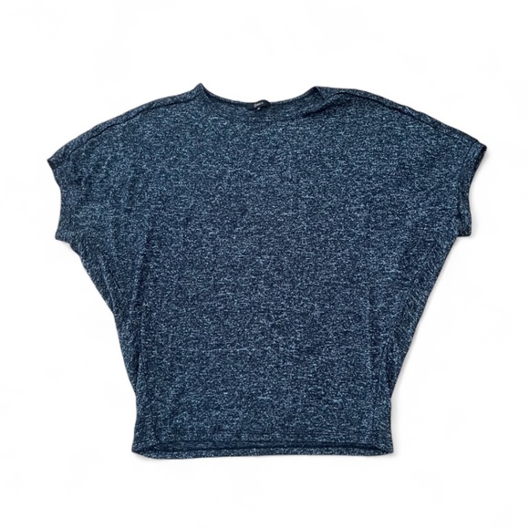 Quince Dark Heather Gray Short Sleeve Jersey Fit Top Sz M - Picture 1 of 7